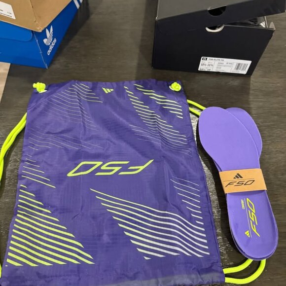 MEN'S ADIDAS F50 ELITE FG FIRM GROUND OUTDOOR SOCCER OUTDOOR CLEATS - 10.5 - Picture 3 of 5